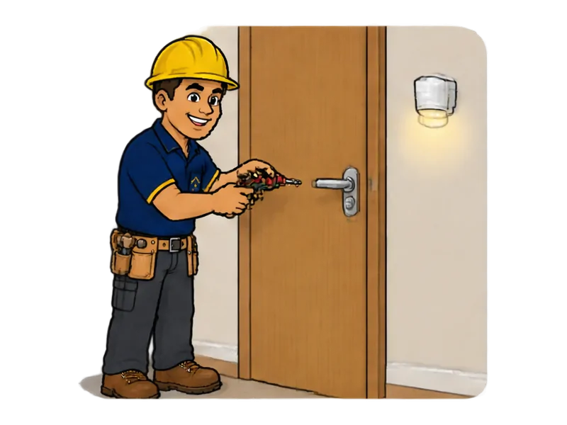 Desenho do técnico do Doutor na Obra fazendo adaptação de imóvel para idosos e PCD