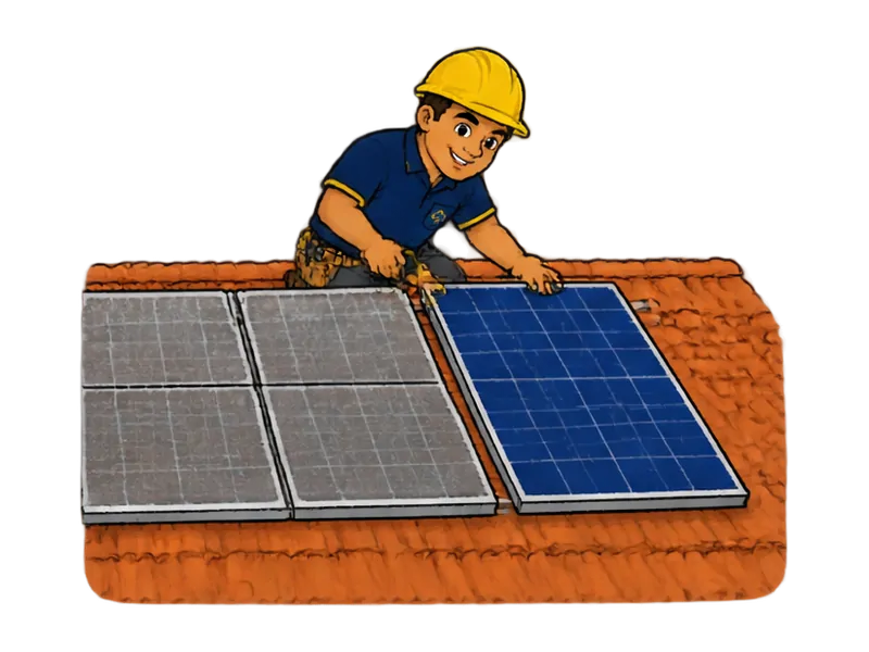 Desenho do técnico do Doutor na Obra fazendo ampliação de sistema solar