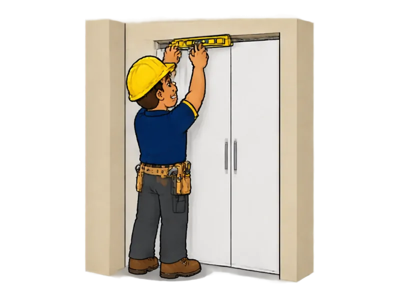Desenho do técnico do Doutor na Obra fazendo armários embutidos