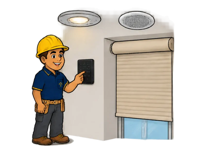 Desenho do técnico do Doutor na Obra fazendo automação residencial (iluminação, cortinas e áudio)