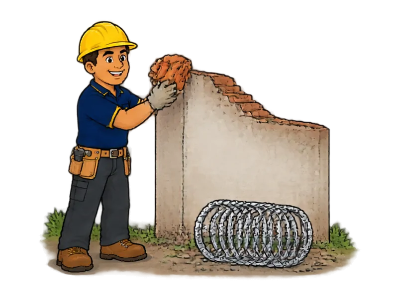Desenho do técnico do Doutor na Obra fazendo demolição de muros