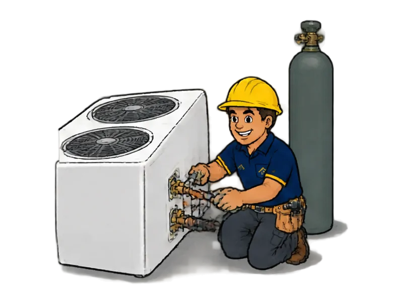 Desenho do técnico do Doutor na Obra fazendo instalação de sistema VRF/VRV