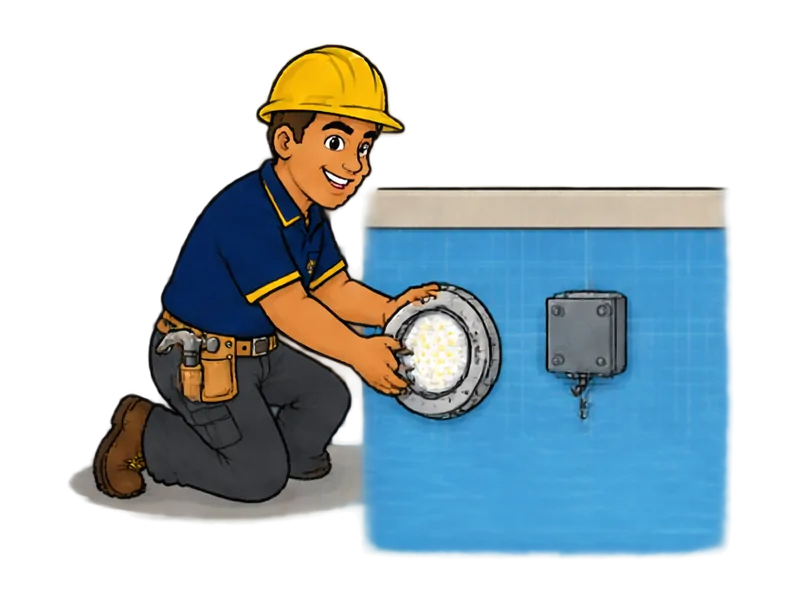 Desenho do técnico do Doutor na Obra fazendo instalação elétrica para piscina e casa de máquinas