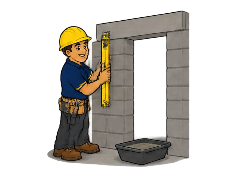 Desenho do técnico do Doutor na Obra fazendo levantamento de paredes de alvenaria