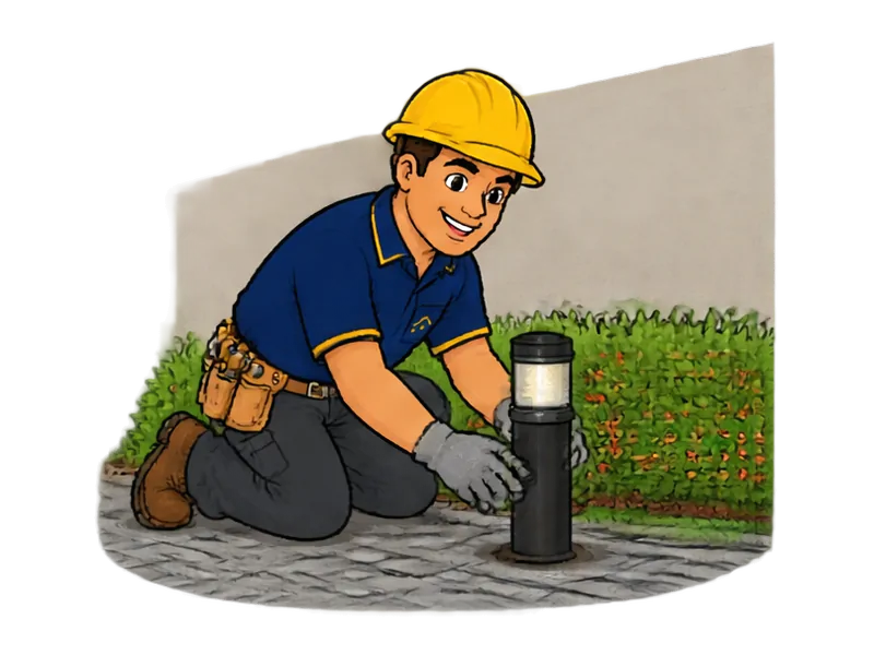 Desenho do técnico do Doutor na Obra fazendo paisagismo de condomínios