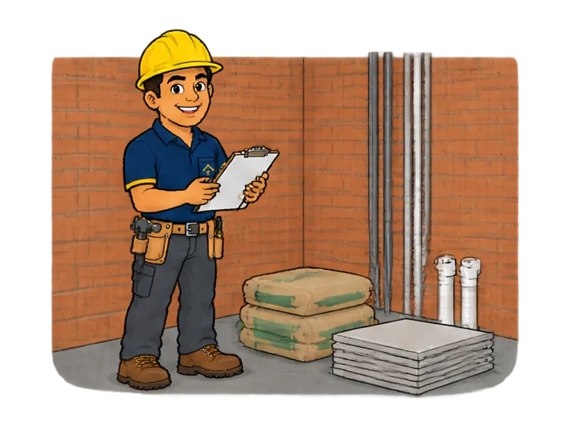 Desenho do técnico do Doutor na Obra fazendo reforma completa de imóvel