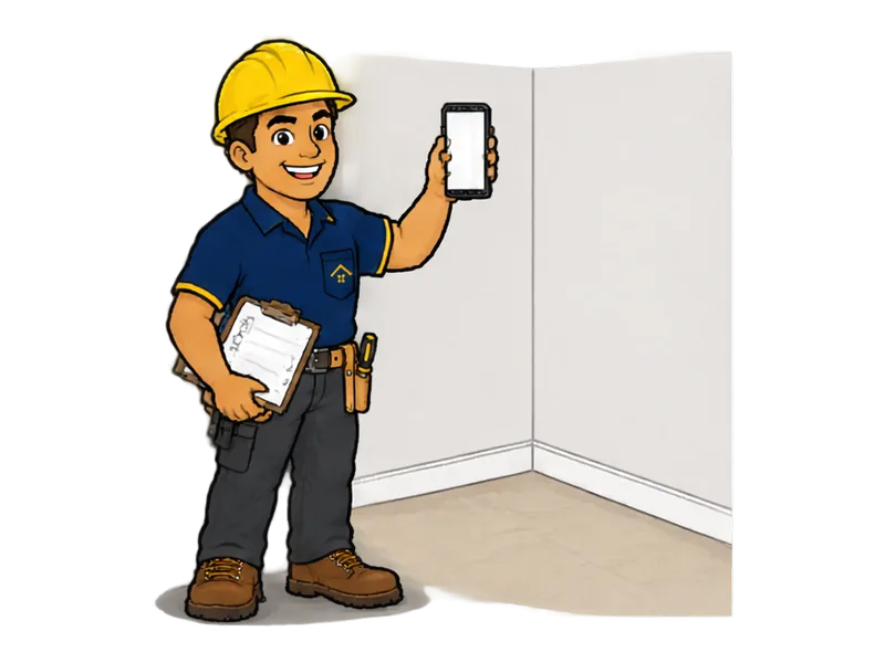 Desenho do técnico do Doutor na Obra fazendo reforma de imóvel para locação