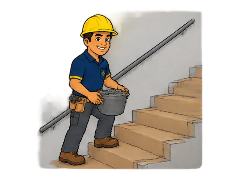 Desenho do técnico do Doutor na Obra fazendo reforma de sobrado