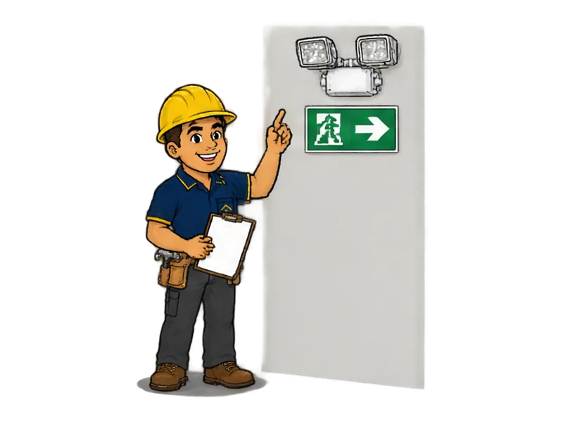 Desenho do técnico do Doutor na Obra fazendo renovação de AVCB do condomínio