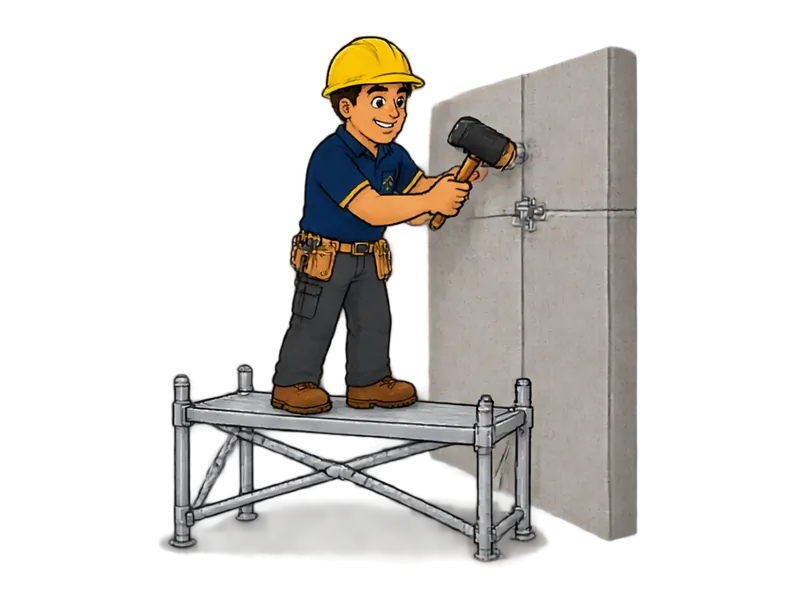 Desenho do técnico do Doutor na Obra fazendo revestimento de fachada